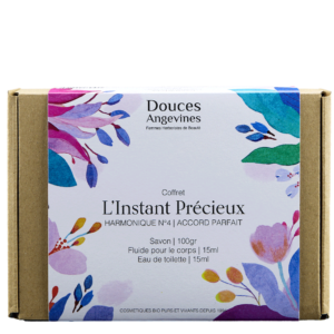 Coffret L'Instant Précieux, savon, eau de toilette et fluide nourrissant